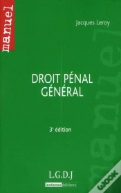 Capa do artigo Droit Penal General. 3e Edition
