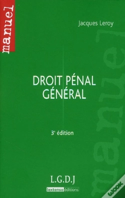 Capa do artigo Droit Penal General. 3e Edition