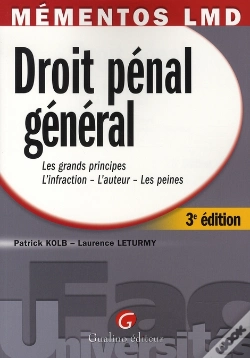 Capa do artigo Droit Pénal Général (3è Édition)
