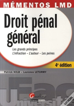 Capa do artigo Droit Pénal Général (4e Édition)