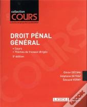 Droit Pénal Général : Cours ; Thèmes De Travaux Dirigés (5e Édition)