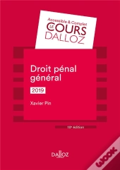 Droit Pénal Général (Édition 2019)