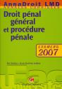 Droit Pénal Général Et Procédure Pénale ; Examens 2007 - Preview