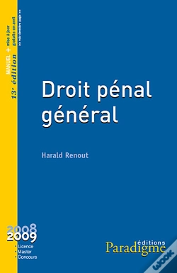 Capa do artigo Droit Pénal Général