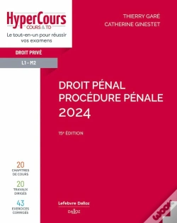 Capa do artigo Droit Penal. Procedure Penale 2024. 15e Ed.