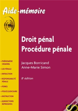 Capa do artigo Droit Pénal, Procédure Pénale (8e Édition)