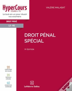 Capa do artigo Droit Pénal Spécial (11e Édition)