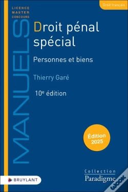 Capa do artigo Droit Penal Special