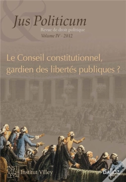 Capa do artigo Droit Pol. Jus Politicum N  Iv-12 Droit & Democra