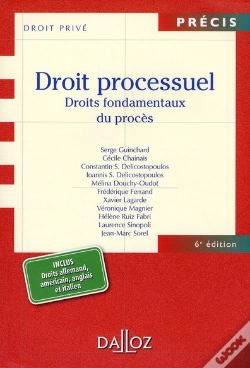 Capa do artigo Droit Processuel (6e Édition)