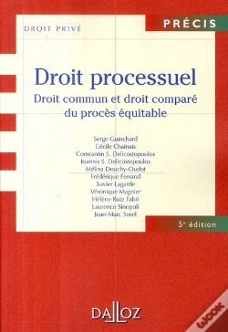Capa do artigo Droit Processuel ; Droit Commun Et Droit Comparé Du Procès Équitable (5e Édition)