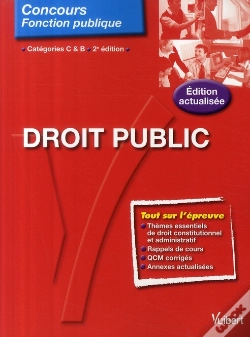 Capa do artigo Droit Public ; Catégorie C Et B (2e Édition)