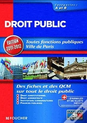 Capa do artigo Droit Public Categories A Et B. Edition 2011-2012