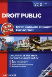 Capa do artigo Droit Public Categories A Et B. Edition 2012-2013