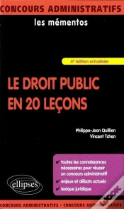 Capa do artigo Droit Public En 20 Lecons 4eme Edition