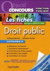 Capa do artigo Droit Public ; Les Fiches ; Catégorie B