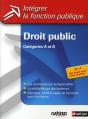 Droit Public T.30 ; Catégories A Et B - Preview