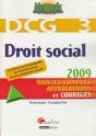 Droit Social ; Dcg 3 (3e Édition) - Preview