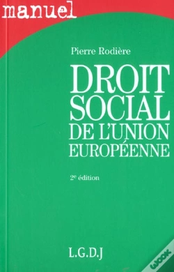 Capa do artigo Droit Social De L'Union Europeenne ; 2e Edition
