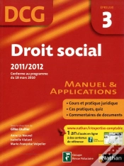 Capa do artigo Droit Social Epreuve 3 Dcg Eleve 2011/2012
