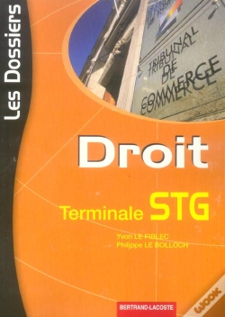 Capa do artigo Droit ; Terminale Stg