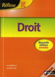 Capa do artigo Droit ; Terminale Stg ; Pochette Reflexe ; Élève (Édition 2008)