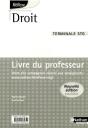 Droit Terminale Stg (Pochette Reflexe) - Professseur - 2008 - Preview
