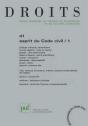 Droits 2005 N 41 Esprit Du Code Civil/1 - Preview