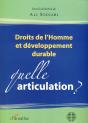 Droits De L'Homme Et Développement Durable ; Quelle Articulation ? - Preview
