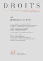 Droits N  36 - Rhetorique Et Droit - Preview