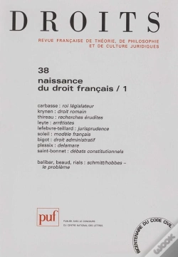 Capa do artigo Droits N 38 - 2003