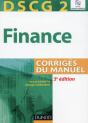 Dscg 2 ; Finance ; Corrigés Du Manuel (5e Édition) - Preview