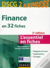 Dscg 2 ; Finance En 32 Fiches (2e Edition)