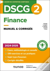 Dscg 2 : Finance ; Manuel & Corrigés (Édition 2024/2025)