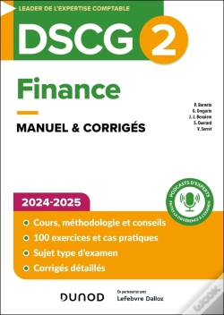 Capa do artigo Dscg 2 : Finance ; Manuel & Corrigés (Édition 2024/2025)