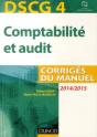 Dscg 4 ; Comptabilité Et Audit ; 2014/2015 ; Corrigés Du Manuel - Preview