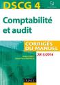 Dscg 4 ; Comptabilité Et Audit ; Corrigés Du Manuel (Édition 2015/2016) - Preview