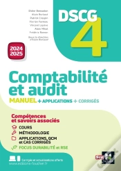 Capa do artigo Dscg 4 : Comptabilité Et Audit ; Manuel + Applications + Corrigés (Édition 2024/2025)