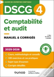 Capa do artigo Dscg 4 : Comptabilité Et Audit ; Manuel & Corrigés (Édition 2025/2026)