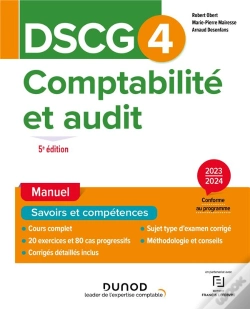 Capa do artigo Dscg 4 : Comptabilité Et Audit ; Manuel (Édition 2023/2024)
