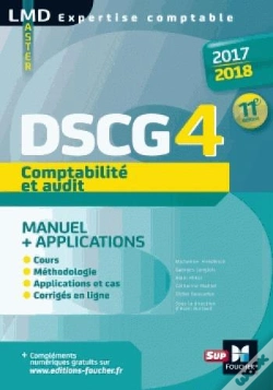Capa do artigo Dscg 4 Comptabilite Et Audit Manuel Et Applications 11e Edition Millesime 2017-2018