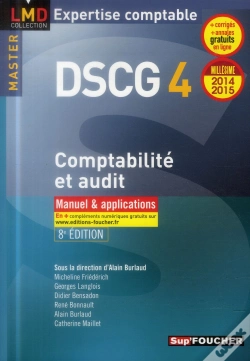 Capa do artigo Dscg 4 ; Comptabilité Et Audit ; Manuel Et Applications ; 2014-2015
