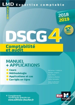 Capa do artigo Dscg 4 Comptabilite Et Audit - Manuel Et Applications - 2018-2019  - 12e Ed - Preparation Complete