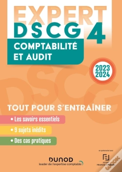 Capa do artigo Dscg 4 : Comptabilité Et Audit , Tout Pour S'Entraîner ; Expert (Édition 2023/2024)
