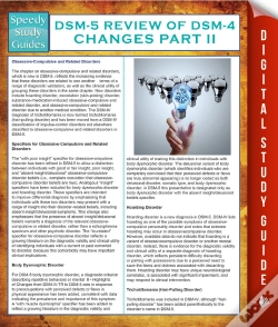 Capa do artigo Dsm-5 Review Of Dsm-4 Changes Part Ii (Speedy Study Guides)