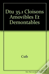 Capa do artigo Dtu 35.1 Cloisons Amovibles Et Demontables