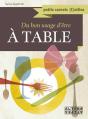 Du Bon Usage D'Être À Table - Preview