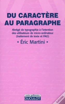 Capa do artigo Du Caractère Au Paragraphe