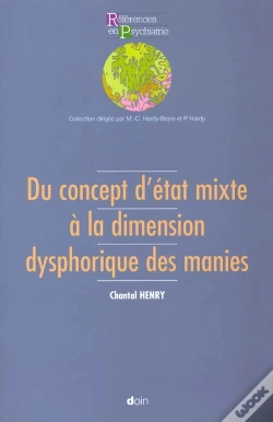 Capa do artigo Du Concept D'Etat Mixte A La Dimension Dysphorique Des Manies