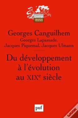 Capa do artigo Du Développement À L'Évolution Au Xixe Siècle